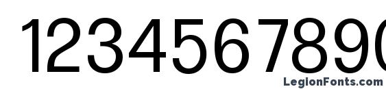 FormulaSerial Regular Font, Number Fonts