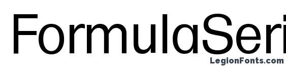 FormulaSerial Regular Font