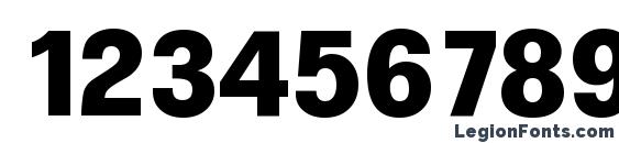 FormulaSerial Xbold Regular Font, Number Fonts