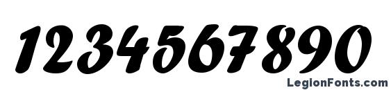 Forte Font, Number Fonts