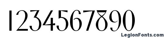 Foster Regular Font, Number Fonts