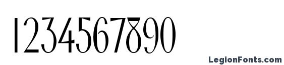 FosterCondensed Regular Font, Number Fonts