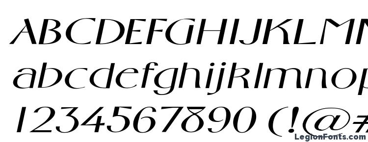 глифы шрифта FosterExpanded Italic, символы шрифта FosterExpanded Italic, символьная карта шрифта FosterExpanded Italic, предварительный просмотр шрифта FosterExpanded Italic, алфавит шрифта FosterExpanded Italic, шрифт FosterExpanded Italic