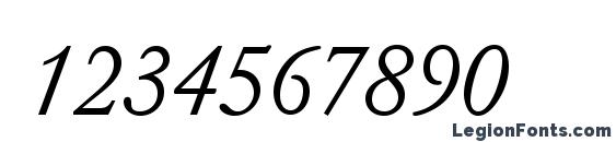 FournierMTStd Italic Font, Number Fonts