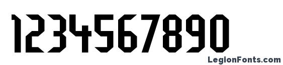 FragileBombers Regular Font, Number Fonts