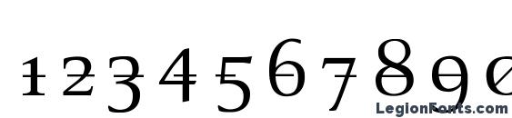 Fragmenta Font, Number Fonts