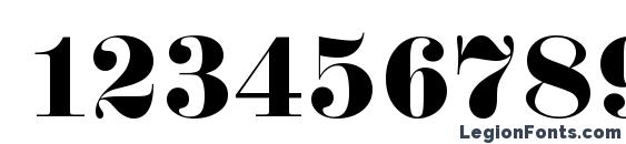 Fraktur Regular Font, Number Fonts