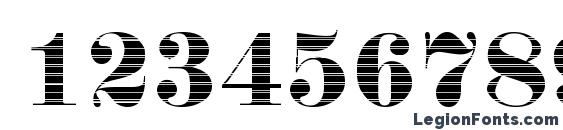 FrakturInkjet2 Regular Font, Number Fonts