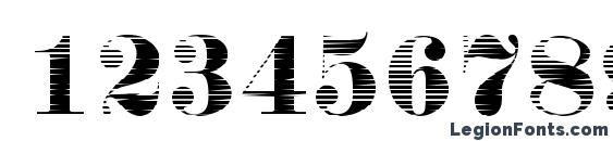 FrakturSawmill2 Regular Font, Number Fonts