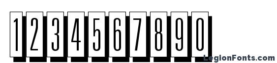 Framework Regular Font, Number Fonts