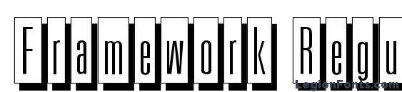 Framework Regular Font