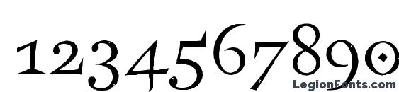 Frances Uncial LET Plain.1.0 Font, Number Fonts