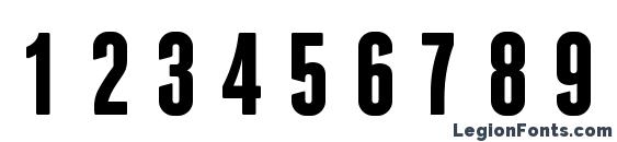 Franchise Bold Font, Number Fonts