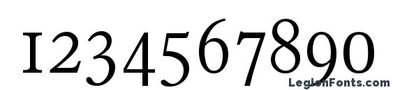 FranciscoSerial Light Regular Font, Number Fonts