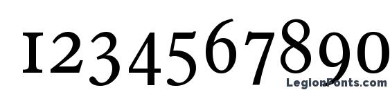 FranciscoSerial Regular Font, Number Fonts