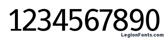 Francophilsans Font, Number Fonts