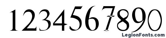 Frank Regular Font, Number Fonts