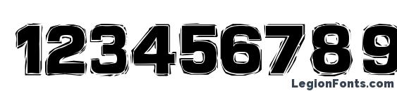 FrankenTOHO Font, Number Fonts