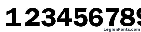 Frankfurt Bold Font, Number Fonts