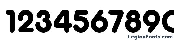 Frankfurter Medium Plain Font, Number Fonts
