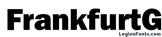 FrankfurtGothicHeavy font, free FrankfurtGothicHeavy font, preview FrankfurtGothicHeavy font