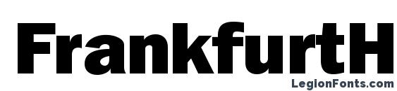 FrankfurtHeavy Regular font, free FrankfurtHeavy Regular font, preview FrankfurtHeavy Regular font