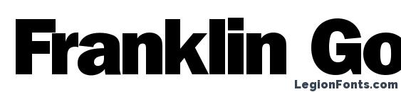 Шрифт Franklin Gothic Black
