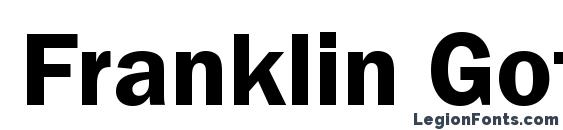 Шрифт Franklin Gothic Demi