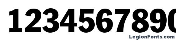 Franklin Gothic LT Condensed Font, Number Fonts