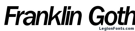 Franklin Gothic MediumItalic Font