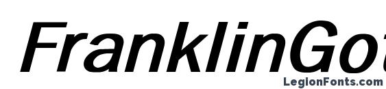 FranklinGothic Bold Italic Font