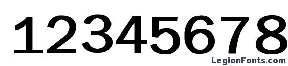 FranklinGothic Bold Font, Number Fonts