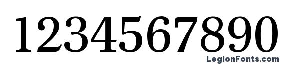 FranklinSerif Regular DB Font, Number Fonts