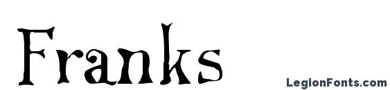 Franks font, free Franks font, preview Franks font