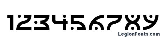 Franosch LT Bold Font, Number Fonts