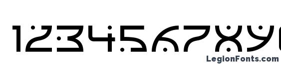 Franosch LT Medium Font, Number Fonts