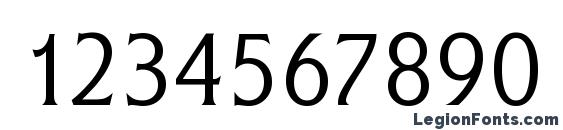 Frascati Light Regular Font, Number Fonts
