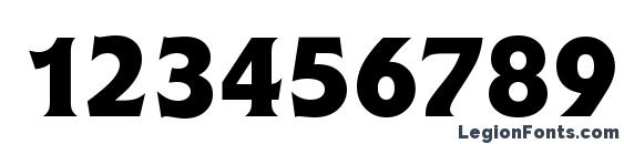 Frascati Medium Regular Font, Number Fonts