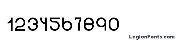 Frazzed Font, Number Fonts
