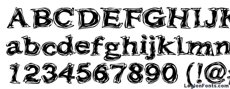 glyphs Frazzle font, сharacters Frazzle font, symbols Frazzle font, character map Frazzle font, preview Frazzle font, abc Frazzle font, Frazzle font