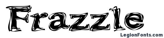 Frazzle font, free Frazzle font, preview Frazzle font
