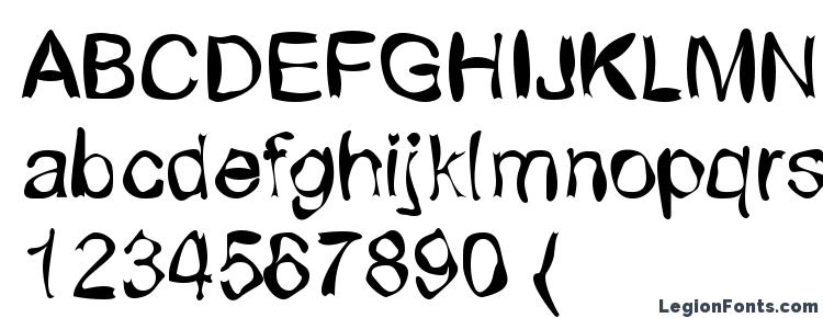 glyphs FreakedArial font, сharacters FreakedArial font, symbols FreakedArial font, character map FreakedArial font, preview FreakedArial font, abc FreakedArial font, FreakedArial font