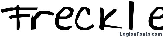 шрифт Freckles, бесплатный шрифт Freckles, предварительный просмотр шрифта Freckles