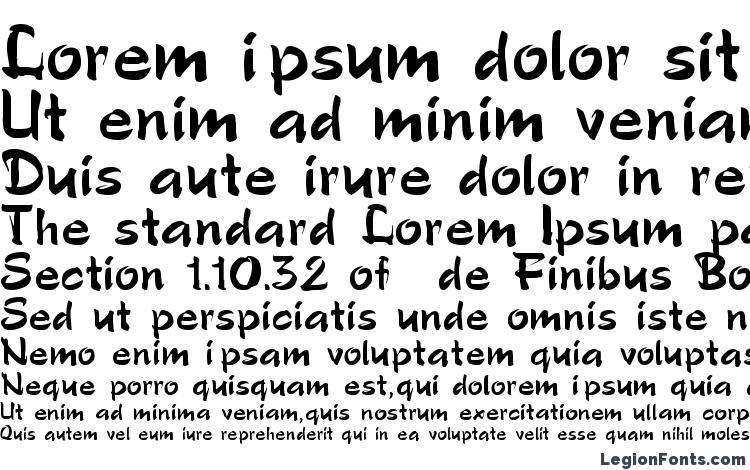 specimens Fred Semiscript font, sample Fred Semiscript font, an example of writing Fred Semiscript font, review Fred Semiscript font, preview Fred Semiscript font, Fred Semiscript font
