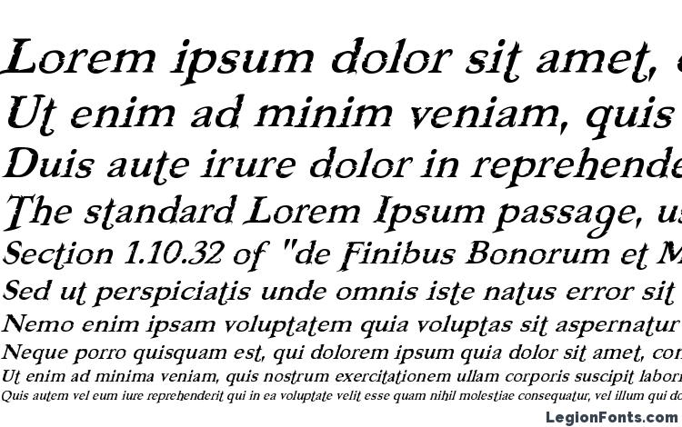 specimens Freebooter Italic font, sample Freebooter Italic font, an example of writing Freebooter Italic font, review Freebooter Italic font, preview Freebooter Italic font, Freebooter Italic font