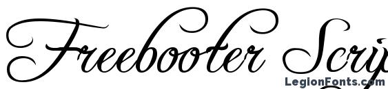 Freebooter Script Font, Calligraphy Fonts