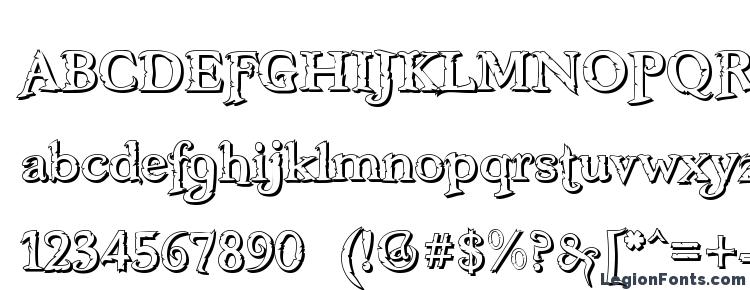 glyphs Freebooter Shadow font, сharacters Freebooter Shadow font, symbols Freebooter Shadow font, character map Freebooter Shadow font, preview Freebooter Shadow font, abc Freebooter Shadow font, Freebooter Shadow font