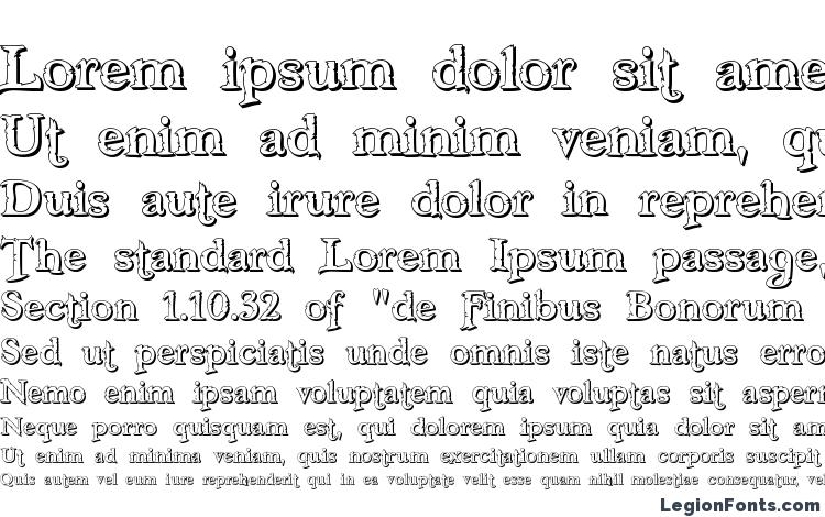 specimens Freebooter Shadow font, sample Freebooter Shadow font, an example of writing Freebooter Shadow font, review Freebooter Shadow font, preview Freebooter Shadow font, Freebooter Shadow font