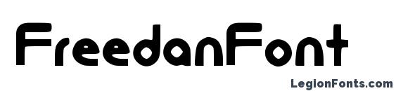 FreedanFont font, free FreedanFont font, preview FreedanFont font