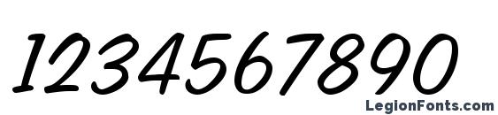 Freehand575 Font, Number Fonts